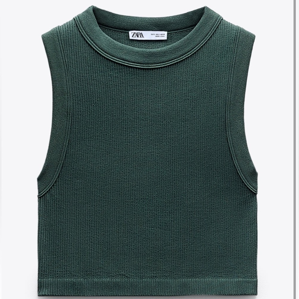 Zara Basic Seamless Top - image 1